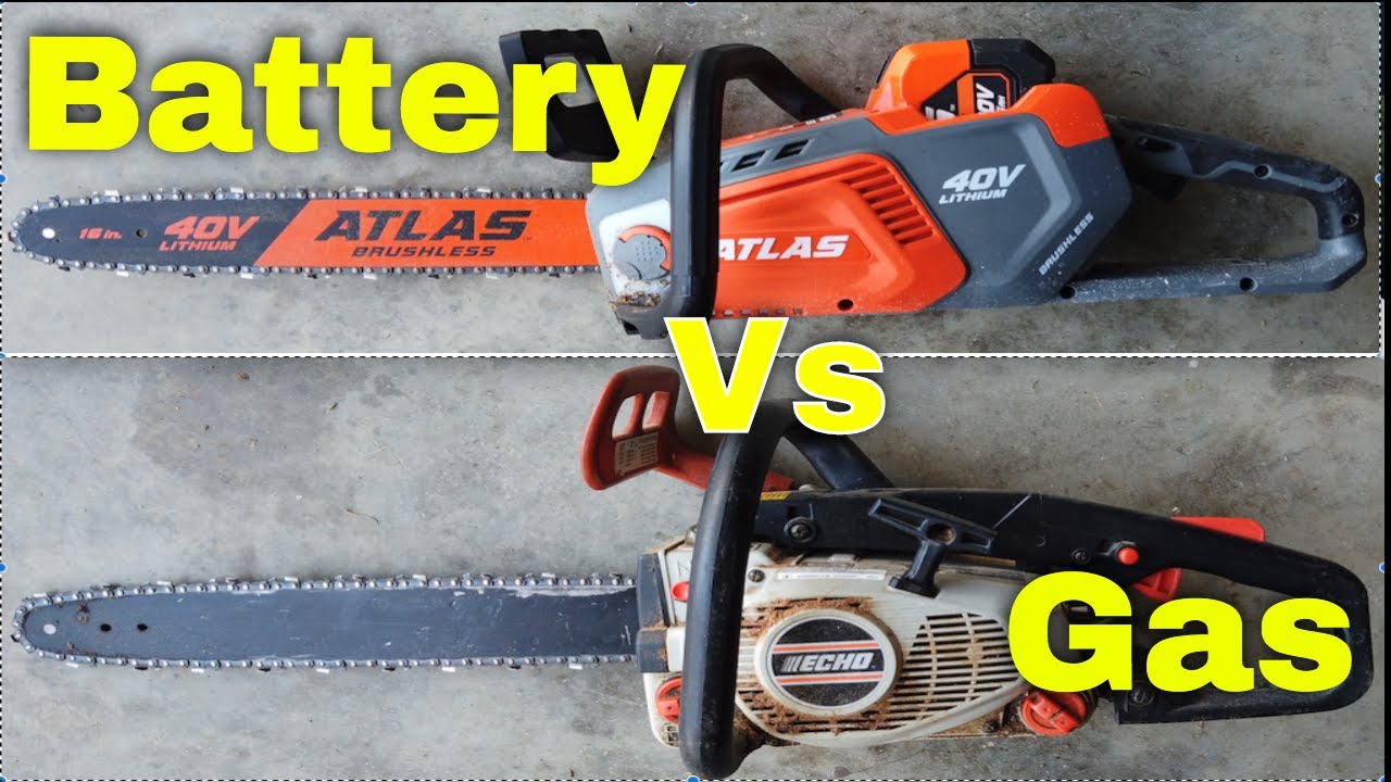 Atlas 40V Brushless Cordless 16 in. Chainsaw - Tool Only