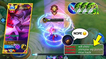 REASON WHY ALDOUS USERS HATE MY CHOU! 😆 | MLBB CHOU FREESTYLE GAMEPLAY |