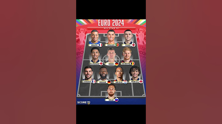 EURO 2024 ALL STAR XI