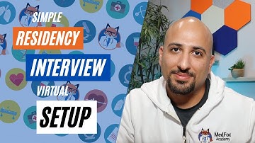 Simple Setup for Residency Virtual Interviews