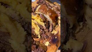 Boodog Boys grilled beef brisket! 🔥 #artger #mongolianbbq
