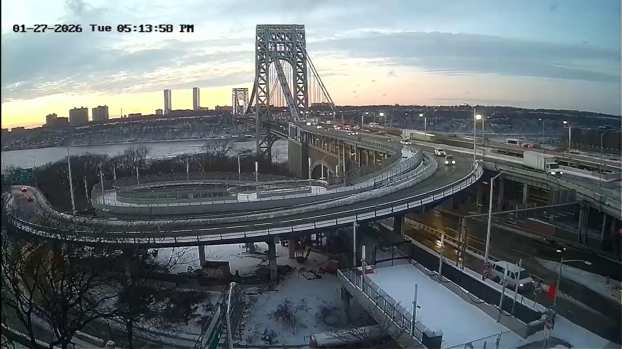 LIVE】 实况摄像头乔治华盛顿大桥- 纽约| SkylineWebcams