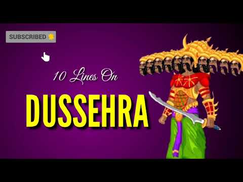 10 Lines on Dussehra in English | 10 Lines on Dussehra Festival | Essay on Dussehra in English