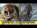 5 ऐसे जानवर जो अब इस धरती से बिलुप्त हो गए है 5 extinct animals top 5 extinct animals, fact 4k