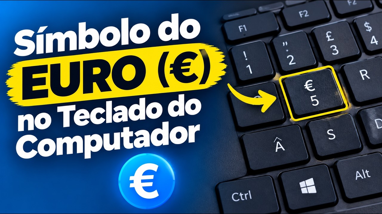 Como Fazer o Símbolo do Euro no Teclado: 3 Maneiras Fáceis