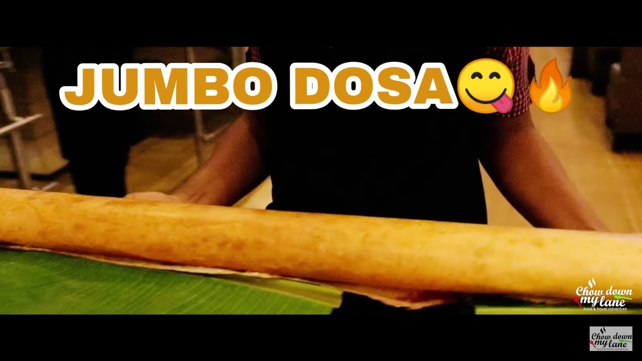THE BIGGEST DOSA IN HYDERABAD || Jumbo Dosa || Chutney