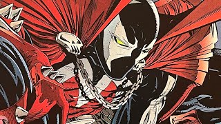 SPAWN 8. Todd McFarlane brings on Alan Moore for some weird trip through hell i guess.