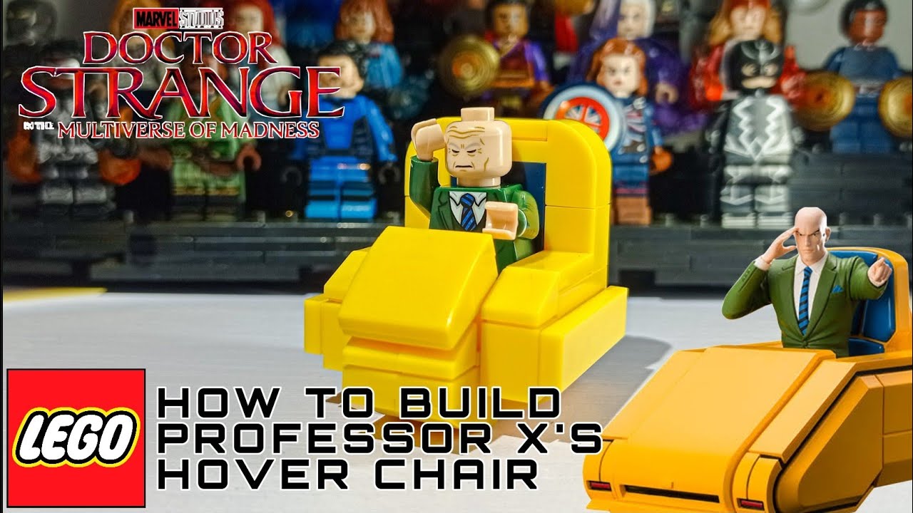 Tag fat Raffinaderi Det er det heldige LEGO: MARVEL HOW TO BUILD PROFESSOR X HOVER CHAIR FROM DOCTOR STRANGE IN  THE MULTIVERSE OF MADNESS - YouTube