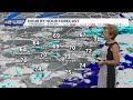 Drier skies Thursday and Friday, less humid too