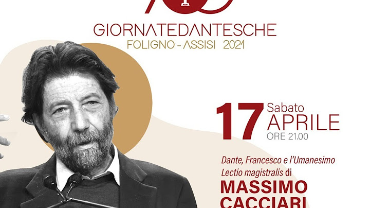Massimo Cacciari: Dante, Francesco e l’Umanesimo