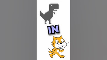 How to make the Chrome Dino game in Scratch! #gamedev #scratch #shorts
