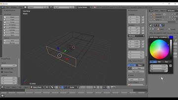 BlenderFDS:  Flow around box