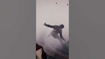 Assassins Creed Unity Failed Breakfall to Satisfying Stealth Kill Combo #short