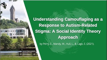 Understanding Camouflaging and Stigma: An Autism Research Journal Article Summary