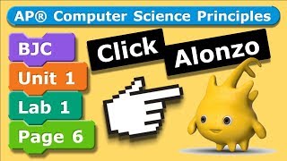 BJC Unit 1 Lab 1 Page 6: Make It a Game