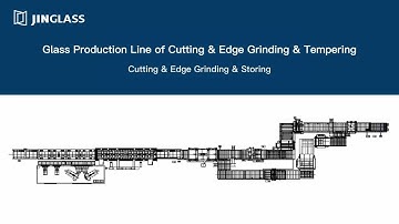Glass Production Line of Cutting & Edge Grinding & Tempering