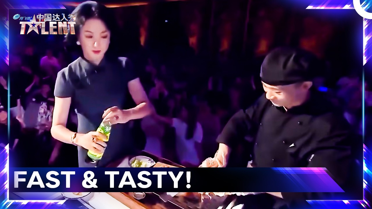The Fastest Chef Alive? 🔪🔥 He Cooked Under Impossible Pressure! | 中国达人秀