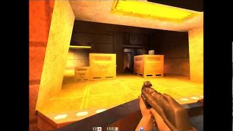 Quake 2 - Unit 1: Base - Co-Op Playthrough [Hard+ Difficulty]