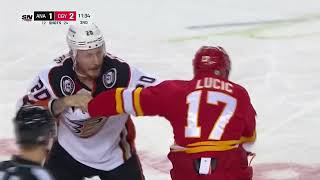 Milan Lucic Vs Nicolas Deslauriers Round 1
