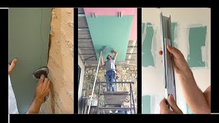 🔥 Tricks and Techniques for Working with Drywall 🤜 pladur