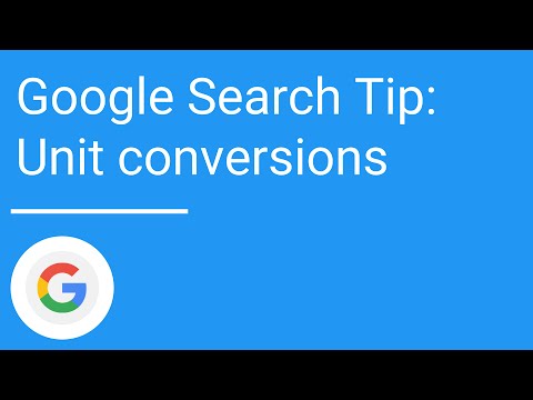 Google Search Tip: Unit conversions