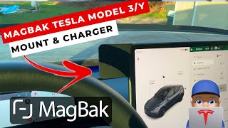 Tesla Model 3 & Y MagBak Phone Mount & Charger Review: The Perfect Fit!