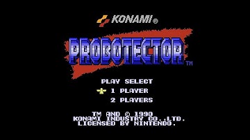 Probotector (NES) playthrough ~Longplay~