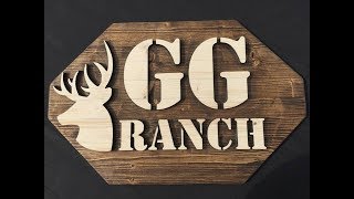GG Ranch sign timelapse