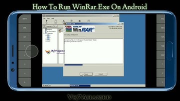 How To Run WinRar.Exe On Android [2022] || Vk7projects || Exagear Windows emulator || WinRar