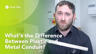 What's the Difference Between Plastic and Metal Conduit? by City & Guilds Electrical 4,658 views 2 years ago 1 minute, 10 seconds