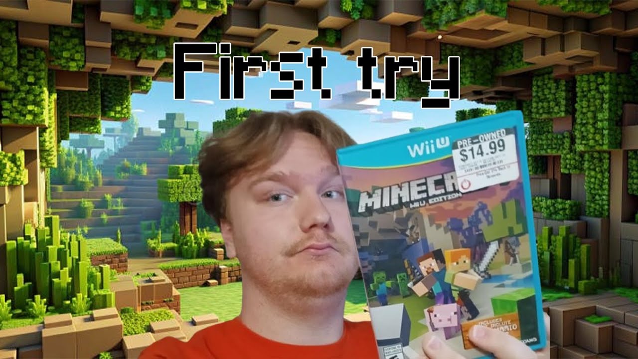 I played Minecraft on the Wii U for the first time....