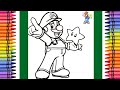 The Coloring Couple Presents: Nintendo’s Mario with Luma |How to Color