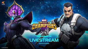 DECEMBER LIVESTREAM 🕹️  | Marvel Contest of Champions