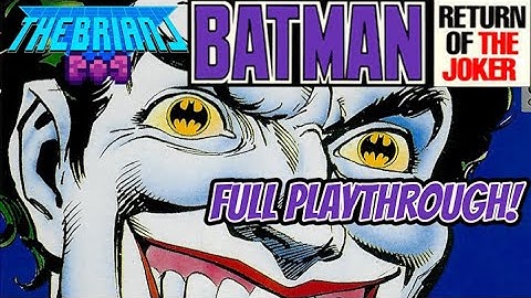 FULL PLAYTHROUGH - Batman: Return of the Joker for Game Boy