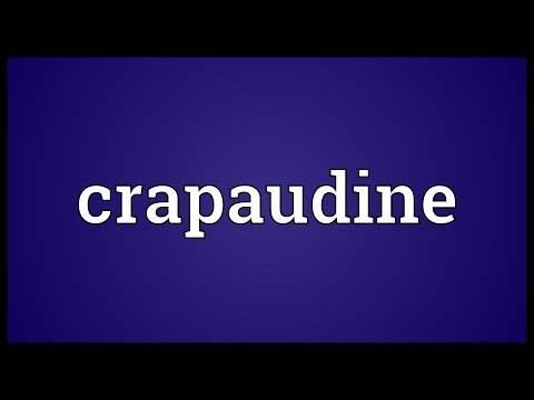 Crapaudine Meaning