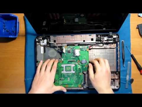 Как разобрать ноутбук Toshiba Satellite C650D