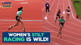 Ever heard of stilt racing?! 🏃‍♀️ | LOVE THIS!