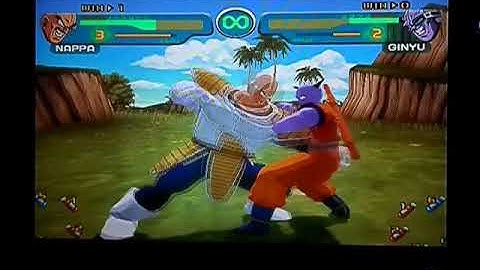 Dragon Ball Z Budokai(Gamecube)-Nappa vs Ginyu