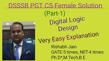 Lect-1.1 | DSSSB PGT Computer Science Female Year 2018 Paper Solution - Part 1