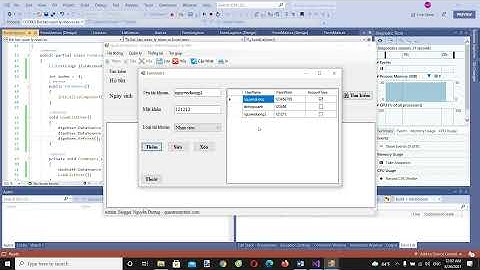 Lập trình phần mềm quản lý nhân sự C# Winform - Bài 3: Thêm, sửa, xóa tài khoản