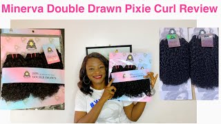 Packet Human Hair Pixie Curl Double Drawn Review| Minerva Double Drawn Pixie Curl Review