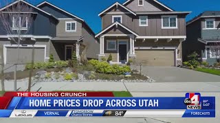 Home prices dropping across Utah
