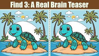 Spot The Difference : Find 3 - A Real Brain Teaser | Find The Difference #296 screenshot 3