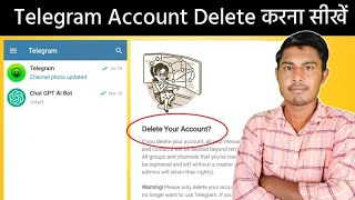 How To Delete Telegram Account Permanently 2023 | Telegram Account Delete Kaise Kare 2023