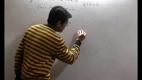 Solved Questions on Rolle