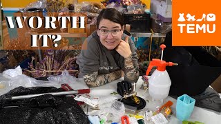 Treasures or Trash?  Gardening Temu Unboxing