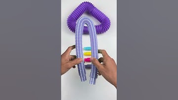 Creating Pink and Crunchy POP-ASMR DIY #diy #satisfyingvideos #relaxing #creative #oddasmr #crunchy