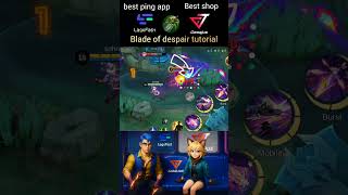 item: blade of despair tutorial mlbb . mobilelegends full item tutorial 1 by 1 create by sohrab