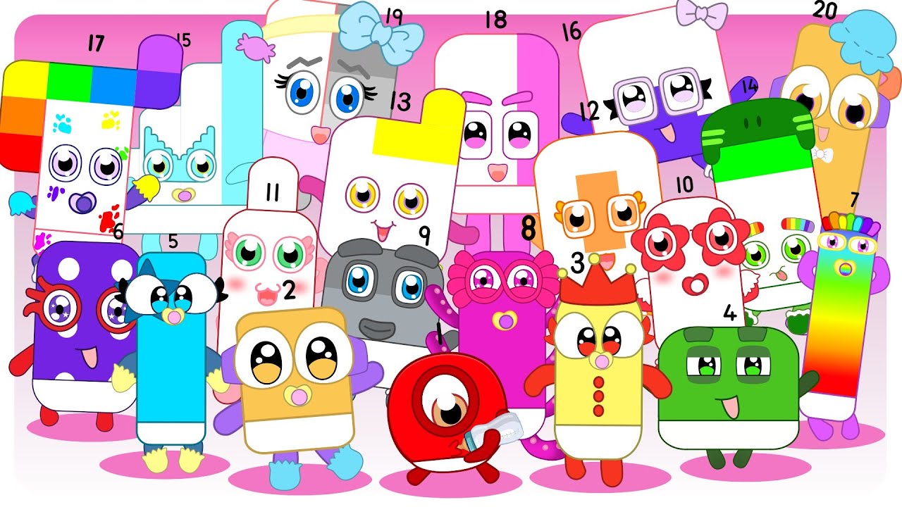 Sprunki Numberblocks Evolution Show! Original to Baby to Adult (1 - 20) #sprunki #numberblocks
