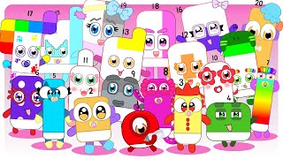 Sprunki Numberblocks Evolution Show Original To Baby To Adult 1 - 20